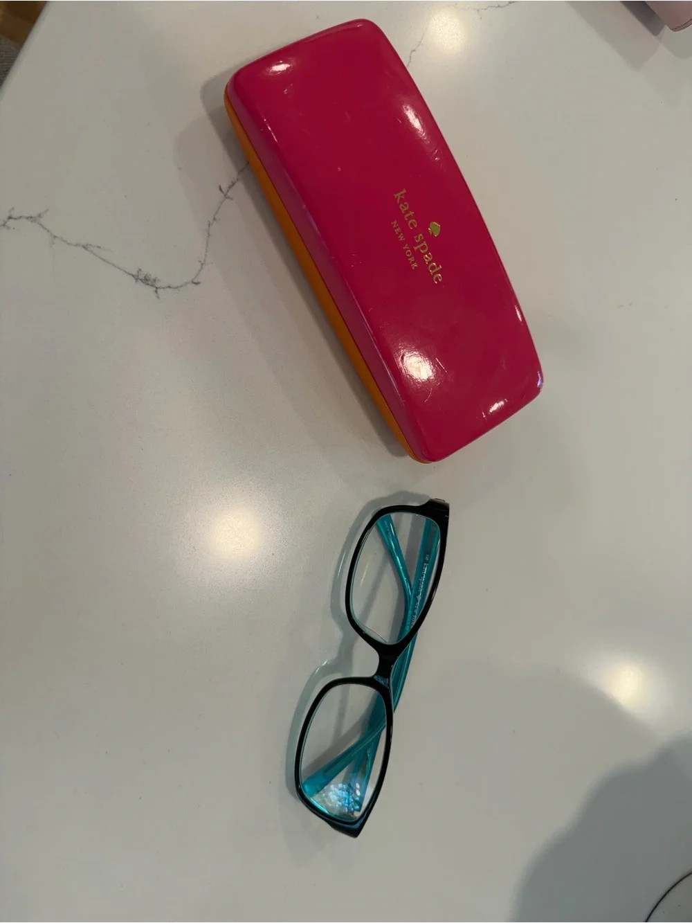 kate spade black and blue eyeglasses